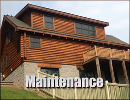  Ezel, Kentucky Log Home Maintenance