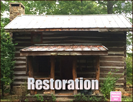 Historic Log Cabin Restoration  Ezel, Kentucky